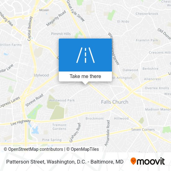 Patterson Street map