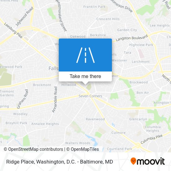 Ridge Place map