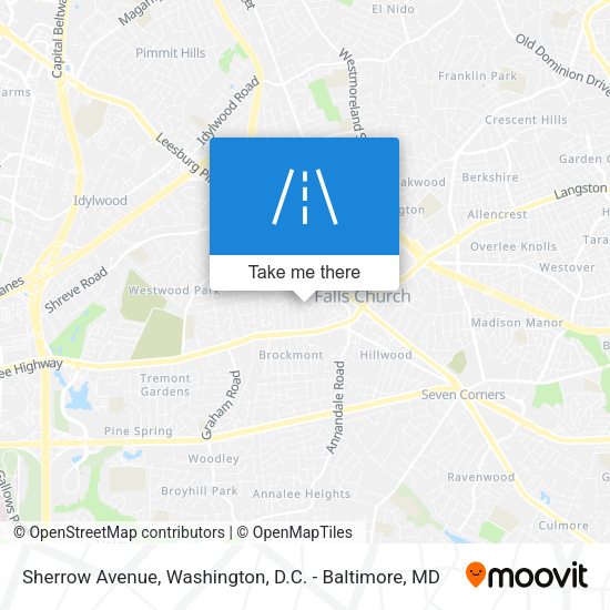 Sherrow Avenue map
