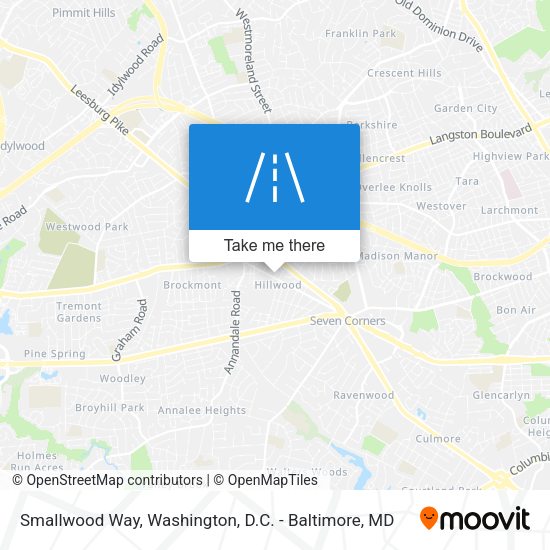 Smallwood Way map