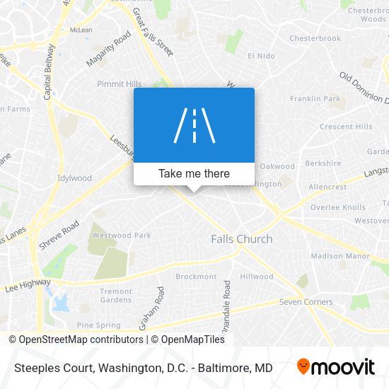 Steeples Court map