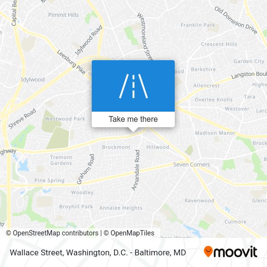 Wallace Street map
