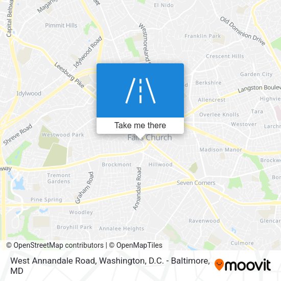 Mapa de West Annandale Road