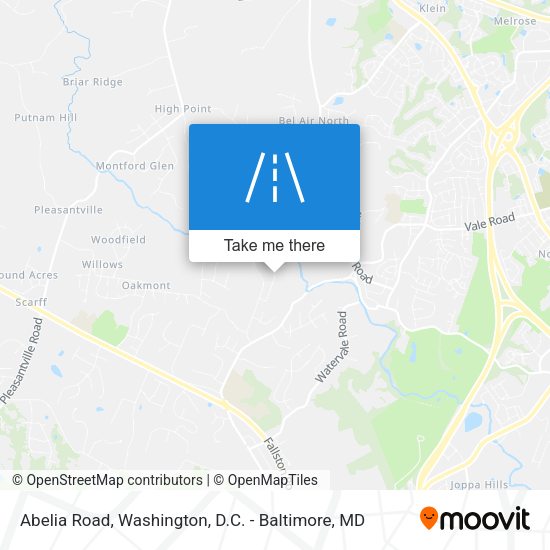 Mapa de Abelia Road