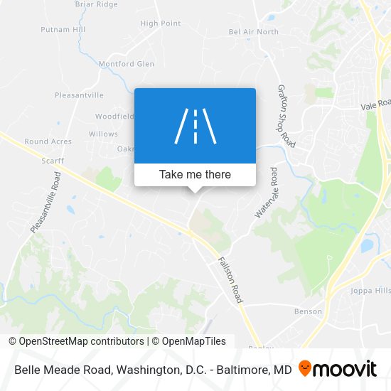 Mapa de Belle Meade Road