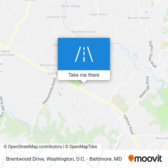 Mapa de Brentwood Drive