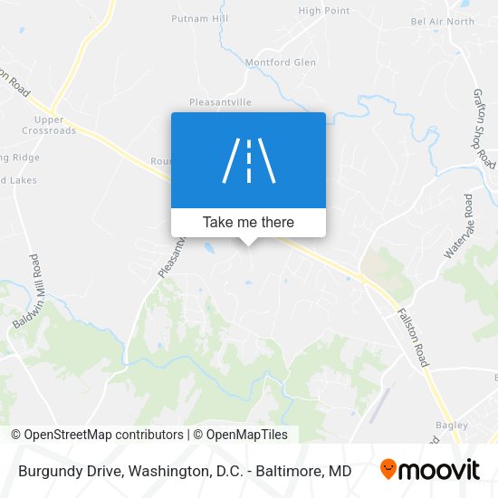 Burgundy Drive map