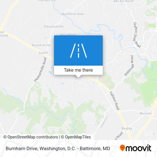 Burnham Drive map