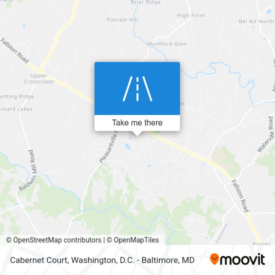 Cabernet Court map