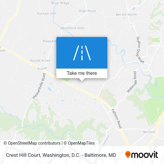 Mapa de Crest Hill Court