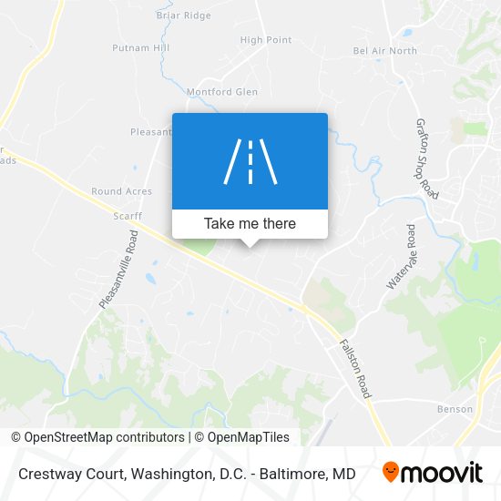 Crestway Court map