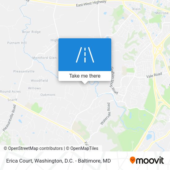 Erica Court map