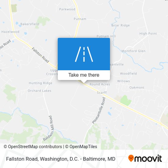 Mapa de Fallston Road