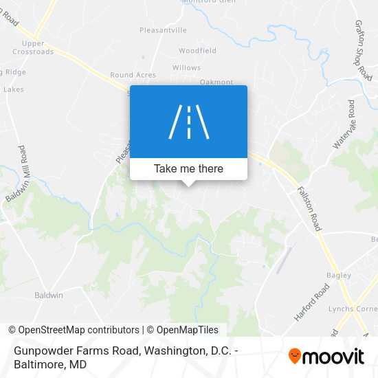 Gunpowder Farms Road map