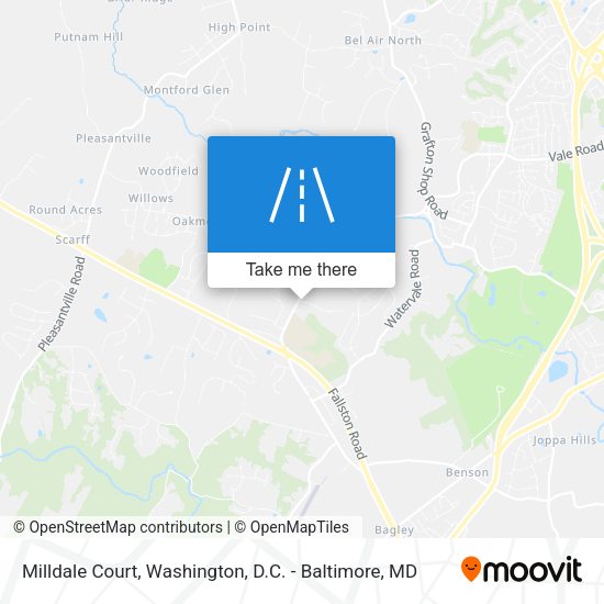 Milldale Court map