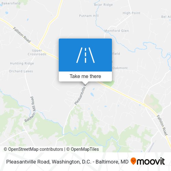Pleasantville Road map