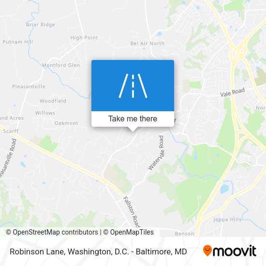 Robinson Lane map