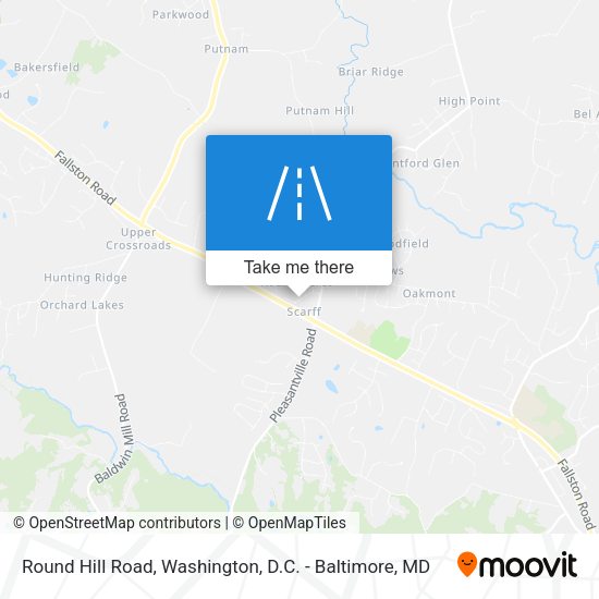 Round Hill Road map