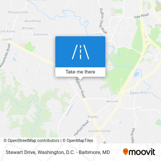 Mapa de Stewart Drive