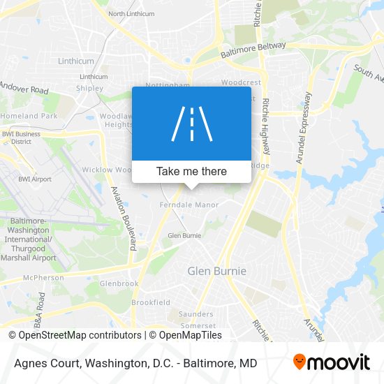 Mapa de Agnes Court