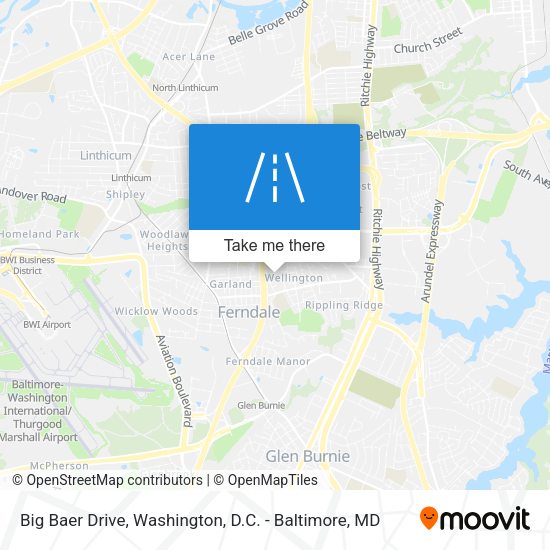 Big Baer Drive map