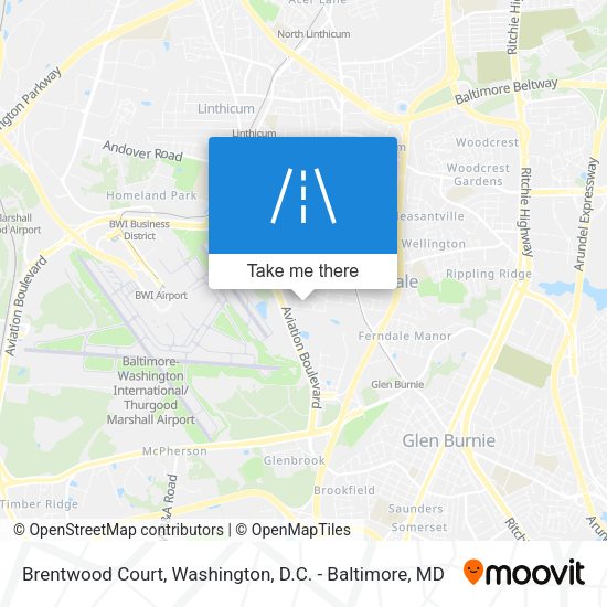 Mapa de Brentwood Court