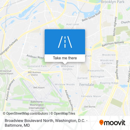 Mapa de Broadview Boulevard North