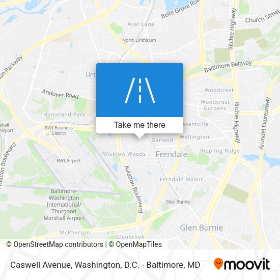 Caswell Avenue map