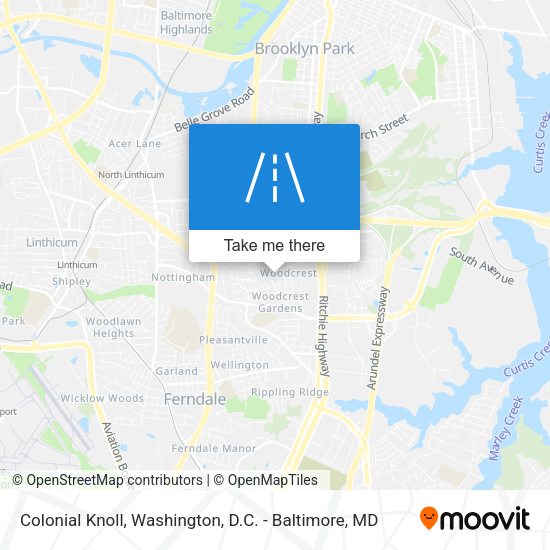 Colonial Knoll map