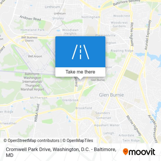 Mapa de Cromwell Park Drive