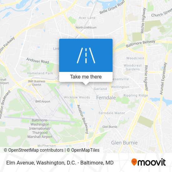 Mapa de Elm Avenue