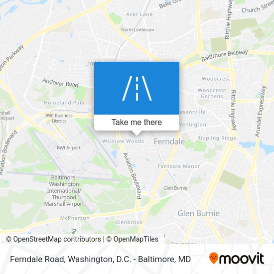 Ferndale Road map