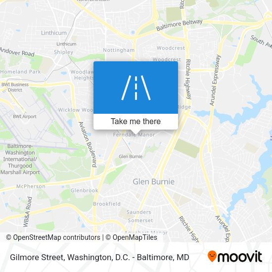Mapa de Gilmore Street