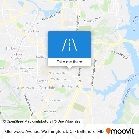 Glenwood Avenue map