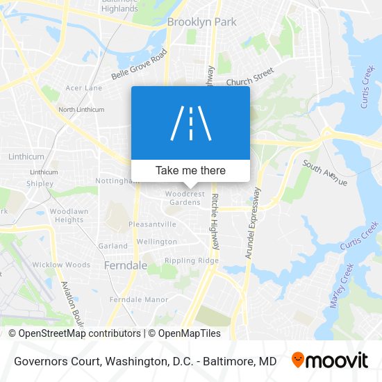 Mapa de Governors Court