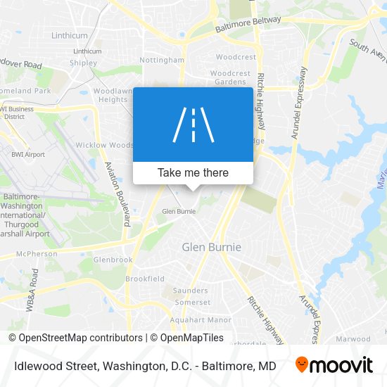 Idlewood Street map