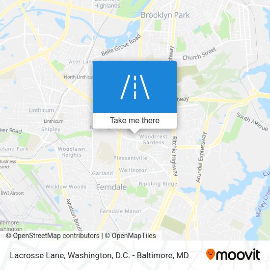 Mapa de Lacrosse Lane