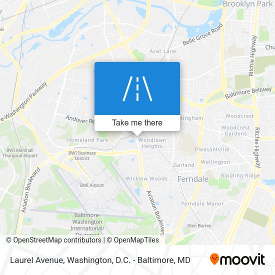Laurel Avenue map