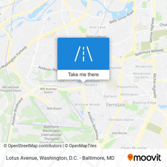 Mapa de Lotus Avenue
