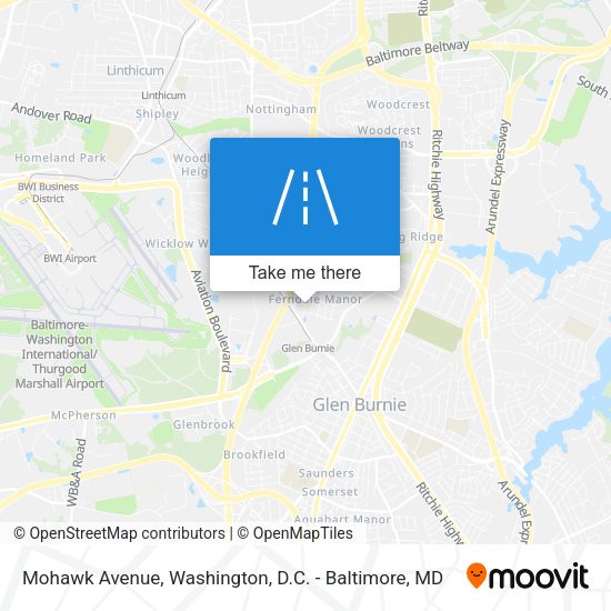 Mohawk Avenue map