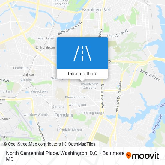 North Centennial Place map