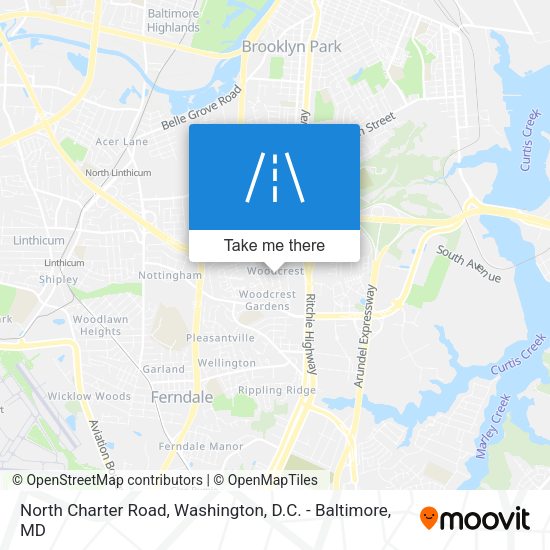 North Charter Road map