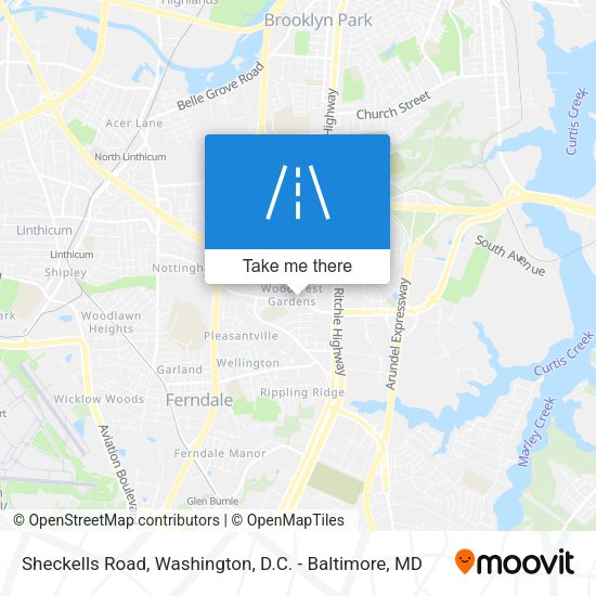 Mapa de Sheckells Road