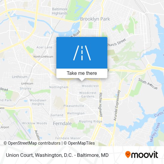 Union Court map