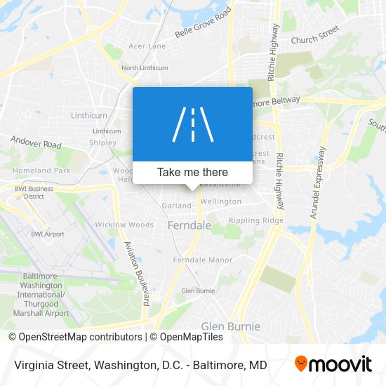 Virginia Street map