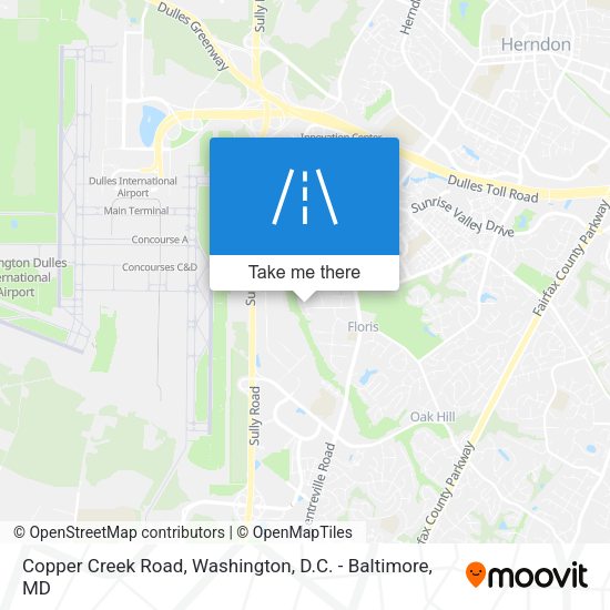 Mapa de Copper Creek Road
