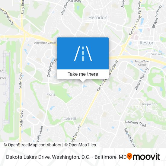 Mapa de Dakota Lakes Drive