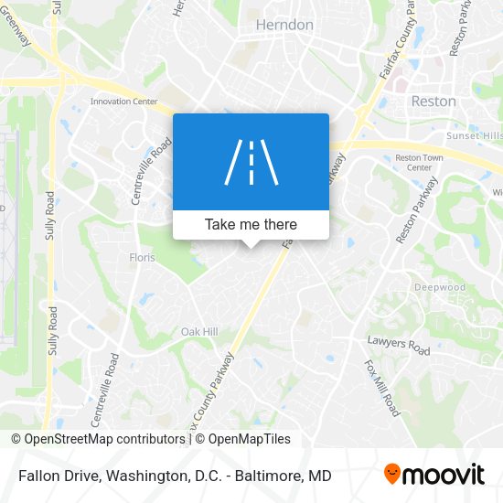 Fallon Drive map