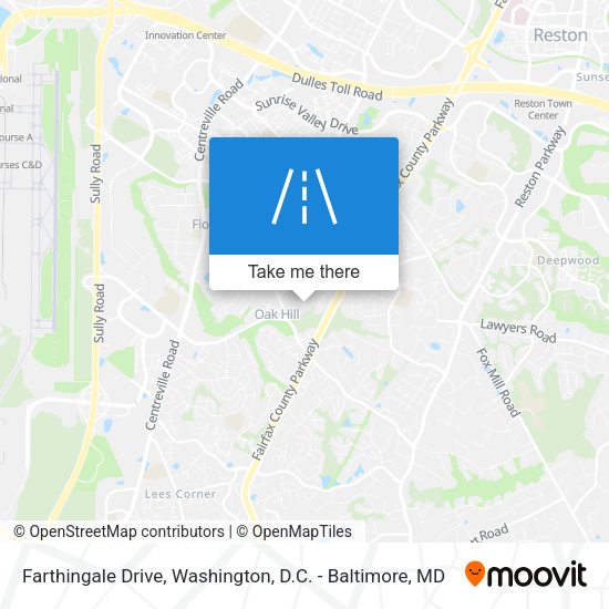 Farthingale Drive map