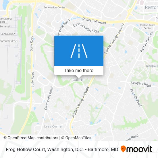 Mapa de Frog Hollow Court